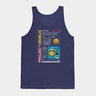 Emoticon Grinning Face Tank Top